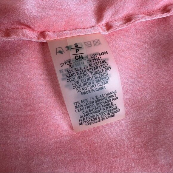 Elie Tahari Stretch Silk Blouse - S - Picture 6 of 6